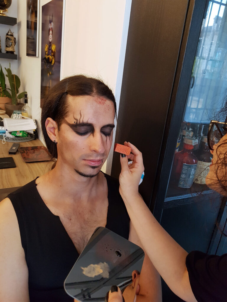 elvenking backstage makeup